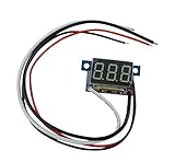 KKHMF 0.36 3桁 インチ DC0-10A LED 電流計デジタル表示パネル　レッド