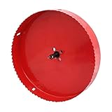 uxcell バイメタルホールソー ドリルツール 三角シャンク 200mm直径 M42 HSS