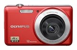 OLYMPUS デジタルカメラ VG-110 レッド 1200万画素 広角27mm 光学4倍ズーム VG-110 RED