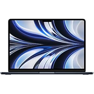 2022 13インチMacBook Air: 8コアCPUと8コアGPUを搭載したApple M2チップ, 256GB SSD - ミッドナイト