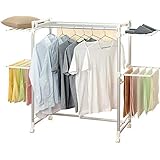 アイリスオーヤマ 物干し台・物干しラック アルミ ロータイプ AKM-4WL