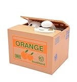 AGARE Automatic Stealing Coin White Cat Money Box Bank Cute Gifts