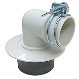 ミヤコ 洗濯機排水金具 兼用 M44FPLW 50ホワイトグレー