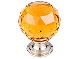 Top Knobs TK112BSN Crystal Knob Nickel by Top Knobs