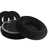 Molkryaz イヤーパッド for AKG K701, K702, Q701, Q702, K601, K612, K712 ヘッドセット に対応 交換用 ヘッドホンパッド イヤークッション メモリーフォーム ブラック (Black)