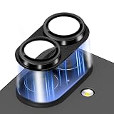 LuFiYa カメラフィルム iPhone 15 Pro/iPhone 15 Pro Max 対応 レンズカバー、アルミ合金＋9H硬度強化ガラス製 アイフォン15 Pro/15 Pro Max 用 レンズフィルム 全面保護 高透過率 露出オーバー防止 耐衝撃 カメラ保護フィルム 色 - ブラックチタニウム