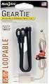 NITEIZE(ナイトアイズ) ギアータイ ループ&ツイスト6インチ 2個入 ブラック GLS6-01-2R7 (日本正規品)