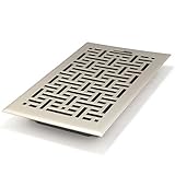 Accord AMFRSNB610 Floor Register with Wicker Design, 6-Inch x 10-Inch(Duct Opening Measurements), Sa