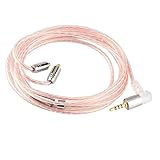 LINSOUL TRIPOWIN Karenイヤホン用ケーブル 2.5mm/3.5mm/4.4mm金メッキプラグとQDC端子/MMCX端子/0.78mm2pinコネクタの組み合わせ (MMCX端子, 2.5mmプラグ)