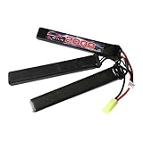 Kypom N電動ガン 11.1V 2000mAh 25C50C リポ★ミニタミヤ コネクター 電動ガン エアガン リポ リチウムポリマー バッテリー