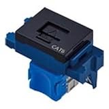 パナソニック(Panasonic) ぐっとすシリーズ 情報モジュラジャック CAT6 埋込型 ブラック NR3170B