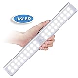 Cshidworld センサーライト 人感センサー 36LED高感度センサーライト 4段階調整可能　高輝度　省エネ　超実用 貼り付け型 (36LED, 昼光色)