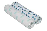 Lassig King and Queen Muslins (120 cm, Blue) by Lassig