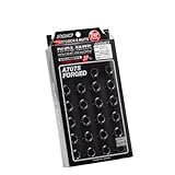 RAYS (レイズ) ジュラルミンロック&ナットセット L37 6H用 M12×1.5 ブラックアルマイト 19HEX 24個セット 740200001201BK