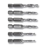 Greenleeドリル/タップビットHSS 1 /4 " 1 /4 "六角スチールでの使用、CU、真鍮、アルミニウムClamshell