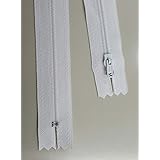 寝具用／シーツ用ファスナー　YKK(2SL)　白　120ｃｍ