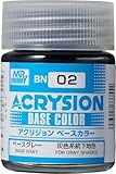 GSIクレオス アクリジョン ベースカラー ベースグレー 18ml 模型用塗料 BN02