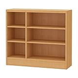 岩附(IWATSUKI) 書棚 ミディアムブラウン 高さ80cm 幅90.2 奥行29.5 レギュラー 幅木よけ加工無 日本製 CS-W90-H80RMB