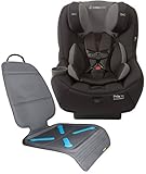 Maxi Cosi Pria 70 Convertible Car Seat with Air Wicking Fabric & Car Seat Protector, Black Gravel by