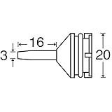 白光:ハッコースッポン ノズル20・20G用 20-N 000056270401