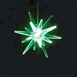 Mr. Light 44254 Solar Starburst 'Curtain Light' Garland with Slow Color Changing LED's, 10-Piece [並行
