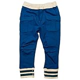 《春夏対応》 nico hrat(ニコフラート) 製品洗い加工済み 42/2天竺長丈カーゴパンツ 80cm/BL NO.B-271102