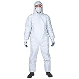 シモン　使い捨て防護服【防護服】（防塵スーツ・特殊3層構造・10着入り）《002-ミクロテクター（3層構造）・3L》