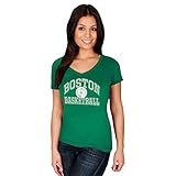 Boston Celtics NBA Women 's Sweet Serenade VネックスリムフィットTシャツ 3L
