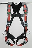 MSA Standard EVOTECH(R) Full-Body Harness With Qwik-Connect Chest Strap, Tongue Buckle Leg Strap, Ba
