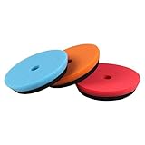 PROMMON 6Inch (150mm) Mix Hardness HD Orbital Buff Polishing Pad Sets For 5inch (125mm ) RO/DA Polis
