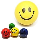 TOOGOO ( R ) 3 x Stressball anti-stressボールクランチボールリラックスボールHandtrainer指トレーナーSmiley Face Relief Squeeze
