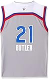 NBAジミー・バトラーシカゴブルズBoys All Star Eastレプリカジャージー、グレー、L ( 14 – 16 )