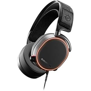 SteelSeries ゲーミングヘッドセット ハイレゾ対応 ノイズキャンセリングマイク搭載 有線 密閉型 Arctis Pro 61486