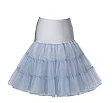Butterme レディース 3段 フリルいっぱい ふわふわ パニエスカート ショート丈 スカート ロング カラースカート フラ スカート