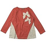 《H28年秋冬物》 nico hrat(ニコフラート) 製品洗い加工済み 42/2天竺スノー長袖Tシャツ 100cm /RE NO.B-260270