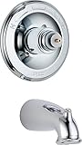 Delta T14178-LHP Leland Monitor 14 Series Bathtub Trim without Handle, Chrome by DELTA FAUCET