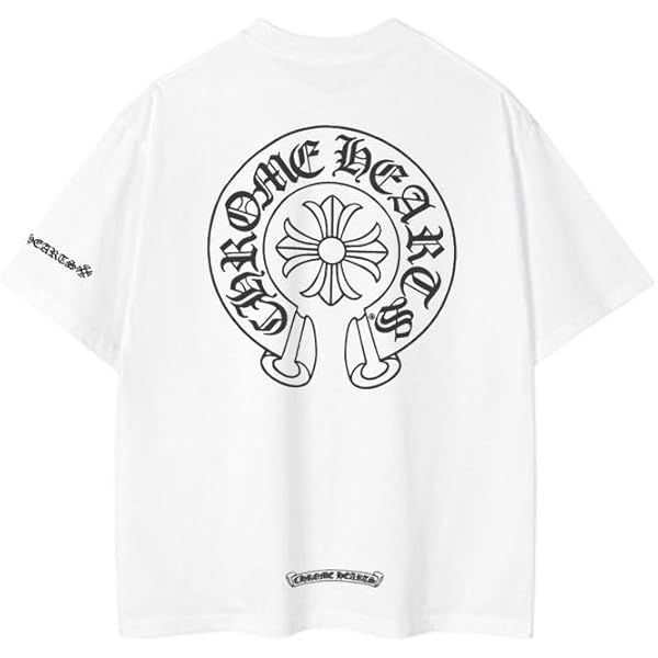 Chrome Hearts ホワイト Tシャツ　クロムハーツ　半袖　シャツ CHROME HEARTS クロムハーツ プリントポケット Tシャツ 半袖 A