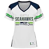 シアトル・シーホークスNFLドラフトMeレディースVネックラグラン半袖Tシャツ S