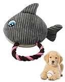 Kisata 犬 おもちゃ 音 ぬいぐるみ 犬のおもちゃ 噛む犬おもちゃ 愛い海洋動物形ペットおもちゃ犬/猫 おもちゃ 頑丈 犬 歯磨き おもちゃ 小型犬/中型犬/大型犬 運動不足や退屈対策玩具 プレゼント S/魚