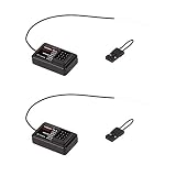 Duangu TG3 AX5Sトランスミッタ用2pcs TG-3 2.4G 3CH RCカーボートレシーバー、3CHレシーバー