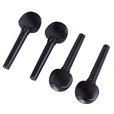 k-outdoor 3/4 4/4サイズバイオリン用 チューニングペグ 黒檀製 バイオリンアクセサリ 4pcs