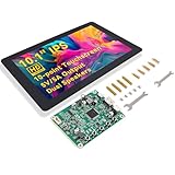 SunFounder 最新10インチDIYタッチスクリーン オールインワンソリューション（Raspberry Pi 5対応）IPS HD 1280×800 LCD、5.1V/5A出力内蔵、HDMI、10点マルチタッチ、ドライバ不要、スピーカー搭載（Raspberry Pi 5/4/3/Zero 2W対応）