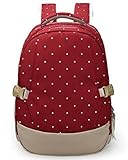 MegRay (メグレイ) マザーズバッグ リュック 多機能 大容量 防水 3way バックパック ベビーカー 吊り下げ ママバッグ (レッド)