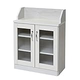 JK Lycka land カウンター下収納 キャビネット カントリー調 FLL-0062WH