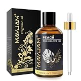 MAYJAM アロマオイル 桃 ピーチ エッセンシャルオイル ピーチオイル 加湿器用 精油 100ML