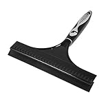 uxcell 車の窓膜スクレイパー　プラスチック製ブラック　　アンチスリップハンドル　自動車用