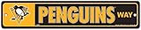 NHL Pittsburgh Penguins 4 " x 19 "プラスチックStreet Sign Wincraft