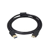 SinLoon usb a microb、usb3.0マイクロケーブル、Micro B - USB 3.0 Aケーブル 5Gbps高速データ急速充電ケーブル,SinLoon タイプAオス - マイクロタイプBオス コード 外付けハードドライブ、HDカメラ、Samsung Note 3 / Galaxy S5 / N9000など対応 スペースグレ(Black A 1M)