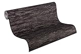 a.s. Créationビニール壁紙Wood ' n Stone 707123グレーブラック