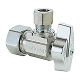 Brasscraft KTCR19X C1 Angle Stop, Chrome [並行輸入品]